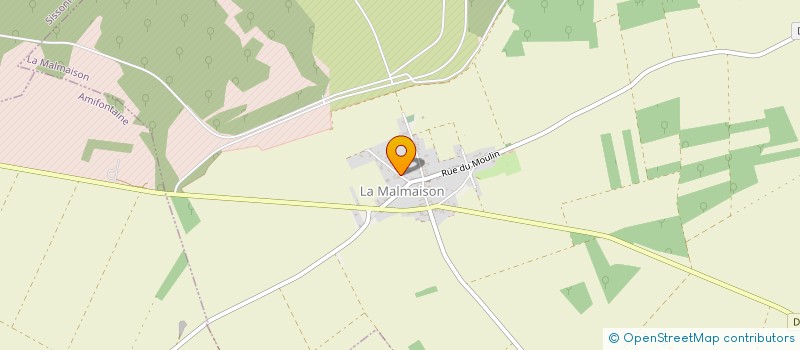 localisation de l'entreprise MONSIEUR BRUNO MOZIN  LA MALMAISON