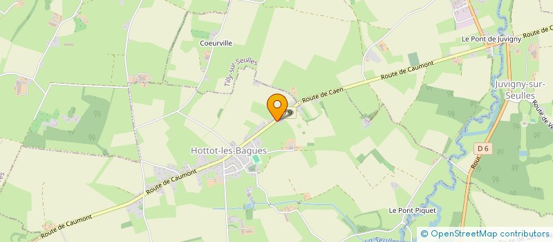 localisation de l'entreprise MONSIEUR BRUNO MUNOZ  HOTTOT-LES-BAGUES