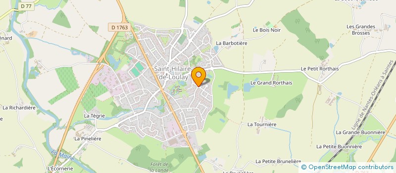 localisation de l'entreprise MONSIEUR BRUNO MUSSET à MONTAIGU-VENDEE