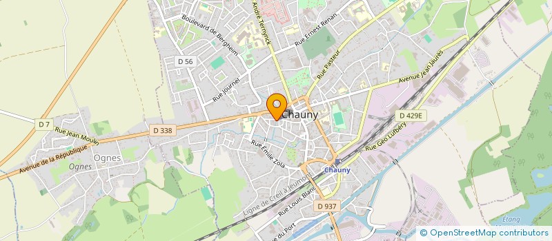 localisation de l'entreprise MONSIEUR BRUNO MUSSLER  CHAUNY