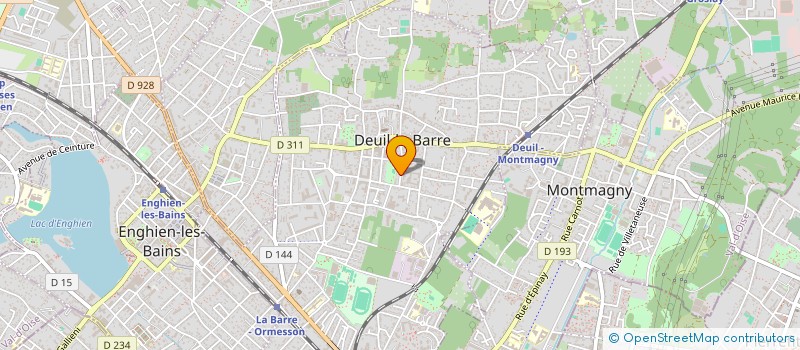 localisation de l'entreprise MONSIEUR BRUNO NAIDON  DEUIL-LA-BARRE