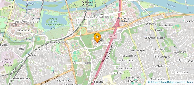 localisation de l'entreprise MONSIEUR BRUNO NAUDIN à TOURS