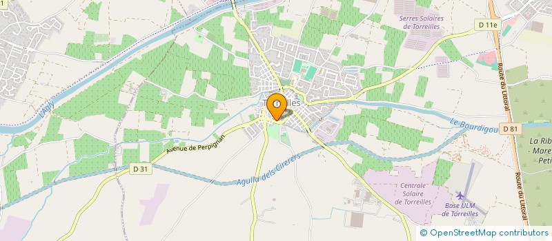 localisation de l'entreprise MONSIEUR BRUNO NAVARRO  TORREILLES