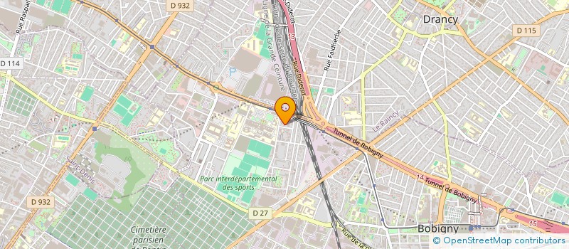 localisation de l'entreprise MONSIEUR BRUNO NDJILI NDENGUE  BOBIGNY