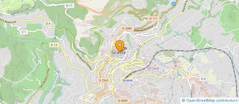 localisation de l'entreprise MONSIEUR BRUNO NEF à GRASSE