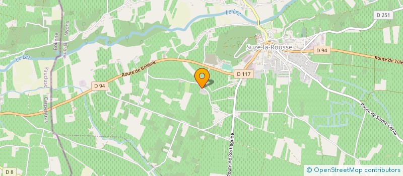 localisation de l'entreprise MONSIEUR BRUNO NEGRETTI  ROCHEGUDE