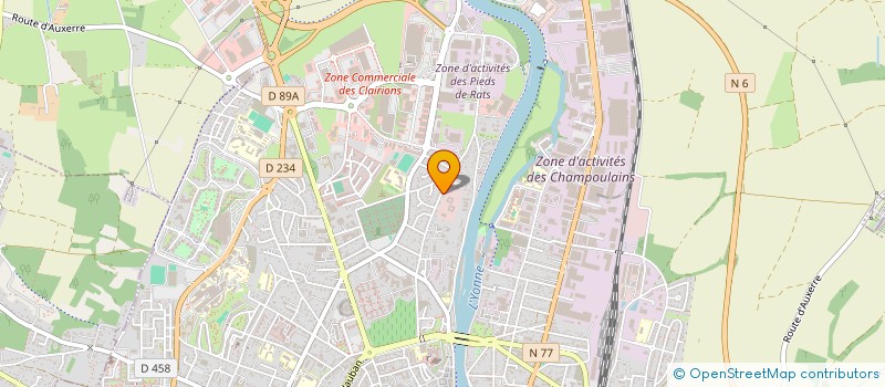 localisation de l'entreprise MONSIEUR BRUNO NGUYEN à AUXERRE