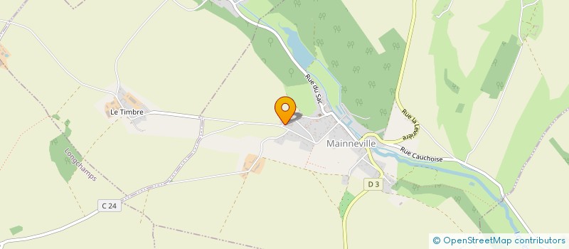 localisation de l'entreprise MONSIEUR BRUNO NIEL  MAINNEVILLE