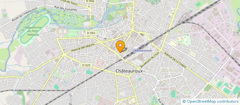 localisation de l'entreprise MONSIEUR BRUNO NIVET à CHATEAUROUX