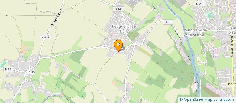 localisation de l'entreprise MONSIEUR BRUNO NOBLET  FEUGUEROLLES-BULLY