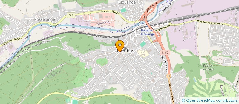 localisation de l'entreprise MONSIEUR BRUNO NOCERA à ROMBAS