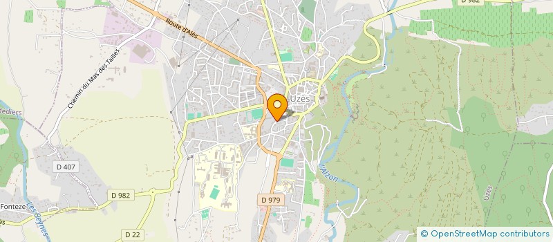 localisation de l'entreprise MONSIEUR BRUNO NOEMIE DIT BERTRAND  UZES