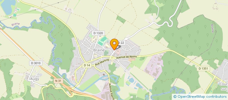 localisation de l'entreprise MONSIEUR BRUNO NOLLET  BRAINE