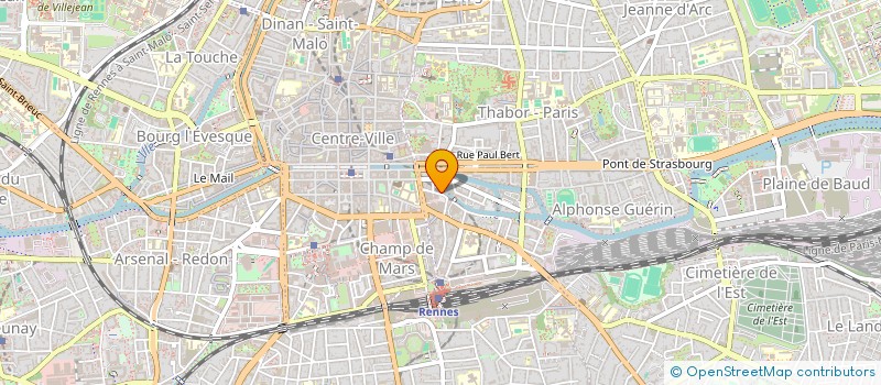 localisation de l'entreprise MONSIEUR BRUNO NOURISSON  RENNES