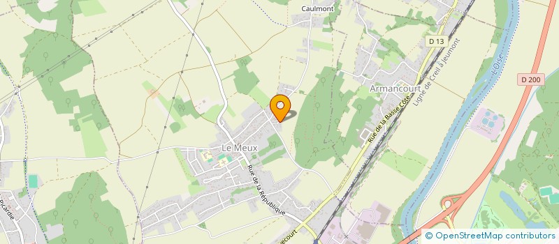 localisation de l'entreprise MONSIEUR BRUNO NOWAK  LE MEUX