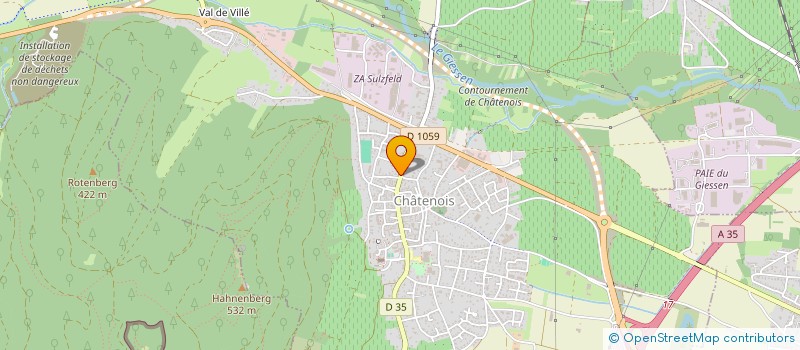 localisation de l'entreprise MONSIEUR BRUNO NUSSBAUMER  BERGHEIM