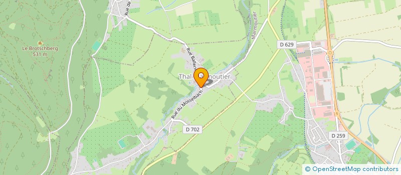 localisation de l'entreprise MONSIEUR BRUNO OBERLE  THAL-MARMOUTIER