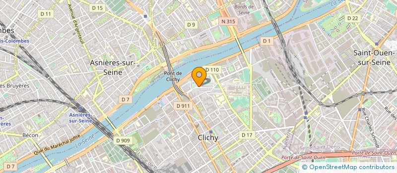 localisation de l'entreprise MONSIEUR BRUNO OBERTAN à CLICHY