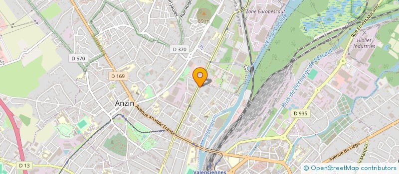 localisation de l'entreprise MONSIEUR BRUNO OBJOIE à VALENCIENNES