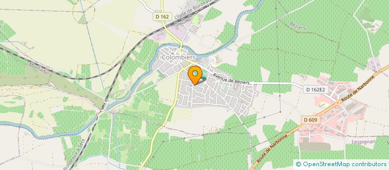 localisation de l'entreprise MONSIEUR BRUNO OBSCUR à COLOMBIERS