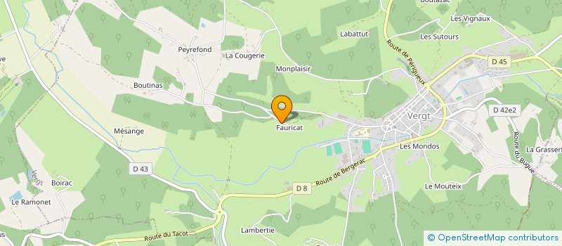 localisation de l'entreprise MONSIEUR BRUNO OCCELLI  SANILHAC