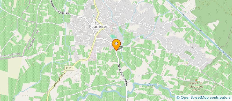 localisation de l'entreprise MONSIEUR BRUNO OLEI  POURRIERES