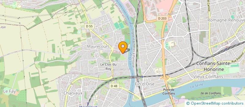 localisation de l'entreprise MONSIEUR BRUNO OLIVAUX  MAURECOURT