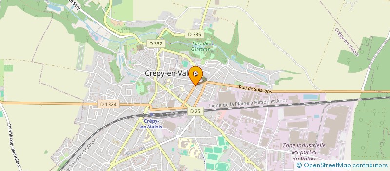 localisation de l'entreprise MONSIEUR BRUNO OLIVEIRA  CREPY-EN-VALOIS