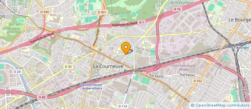 localisation de l'entreprise MONSIEUR BRUNO OLIVEIRA à LA COURNEUVE