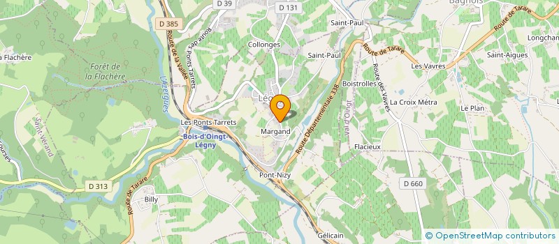 localisation de l'entreprise MONSIEUR BRUNO OLIVEIRA DA SILVA  LEGNY