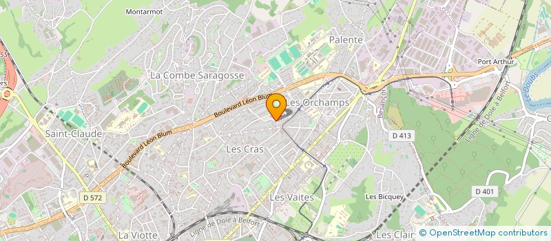 localisation de l'entreprise MONSIEUR BRUNO OLMEDA à BESANCON