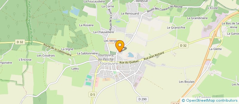 localisation de l'entreprise MONSIEUR BRUNO ORGEVAL à TOUROUVRE AU PERCHE