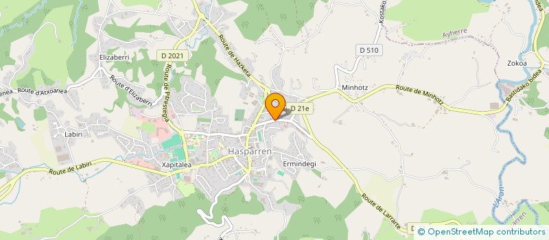 localisation de l'entreprise MONSIEUR BRUNO ORTIZ  HASPARREN
