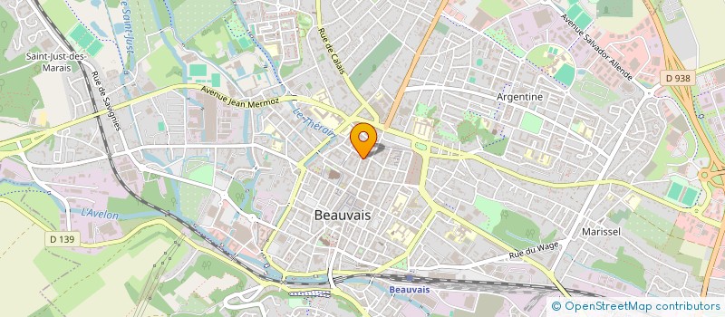 localisation de l'entreprise MONSIEUR BRUNO OSSOLA  BEAUVAIS