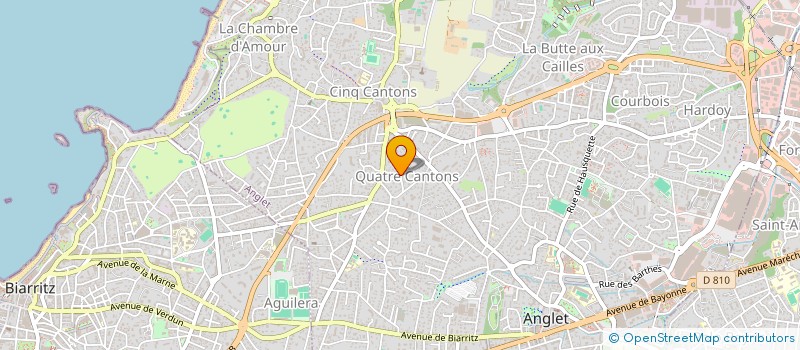 localisation de l'entreprise MONSIEUR BRUNO OSTANEL  BOUCAU