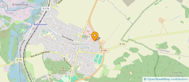 localisation de l'entreprise MONSIEUR BRUNO OUARD à BALLANCOURT-SUR-ESSONNE