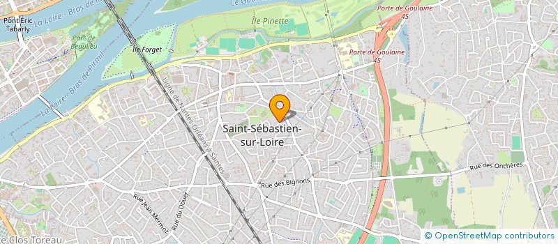 localisation de l'entreprise MONSIEUR BRUNO OURVOUAI  SAINT-SEBASTIEN-SUR-LOIRE