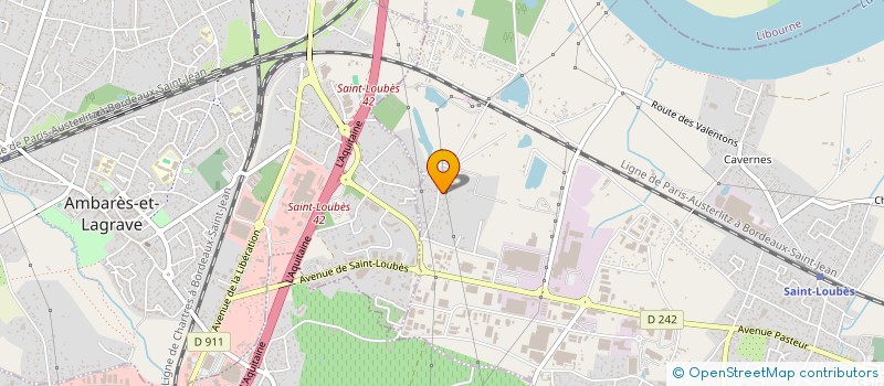 localisation de l'entreprise MONSIEUR BRUNO OUSTLANT  SAINT-LOUBES