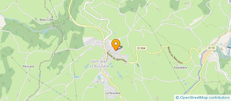 localisation de l'entreprise MONSIEUR BRUNO OVIZE  SAINT-JEAN-LA-BUSSIERE