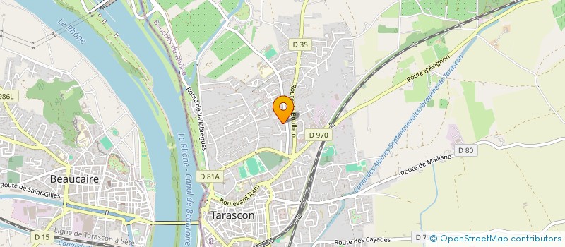 localisation de l'entreprise MONSIEUR BRUNO PACCHINI à TARASCON