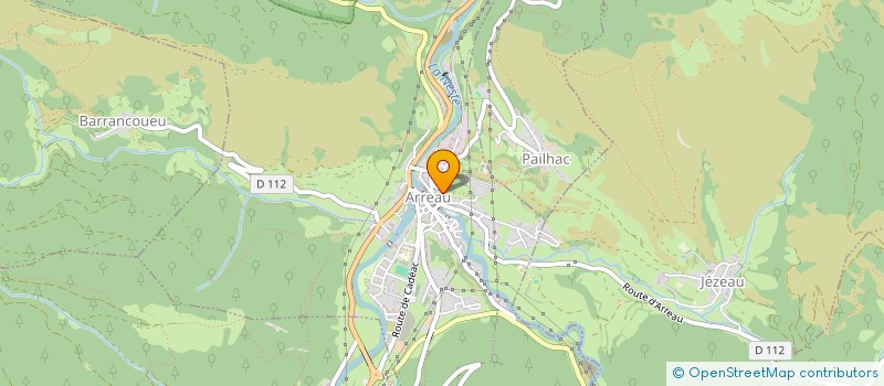 localisation de l'entreprise MONSIEUR BRUNO PADRONI  ARREAU