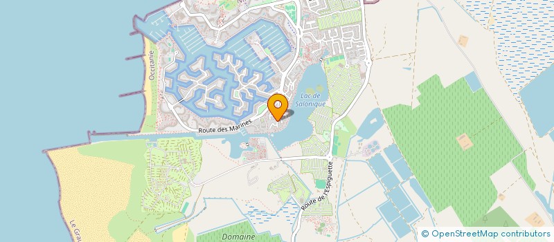 localisation de l'entreprise MONSIEUR BRUNO PAGES  LE GRAU-DU-ROI