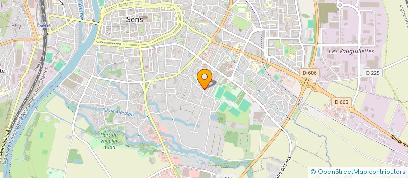 localisation de l'entreprise MONSIEUR BRUNO PAGGI  SENS