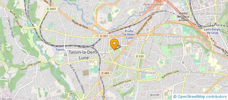 localisation de l'entreprise MONSIEUR BRUNO PAGNI  LYON