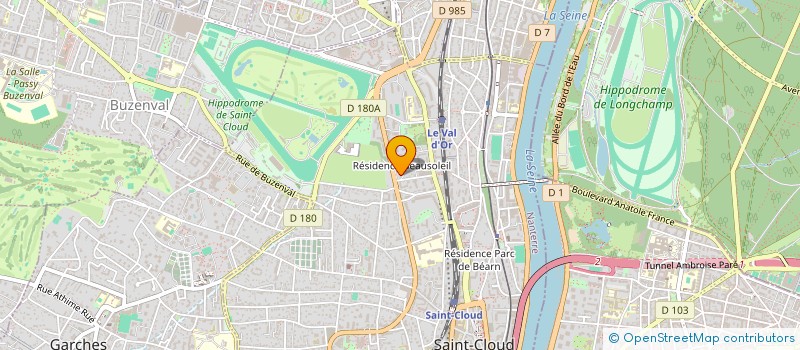 localisation de l'entreprise MONSIEUR BRUNO PALACIOS  SAINT-CLOUD