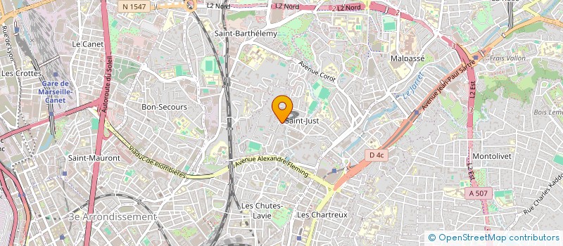 localisation de l'entreprise MONSIEUR BRUNO PALAZZOLO à MARSEILLE