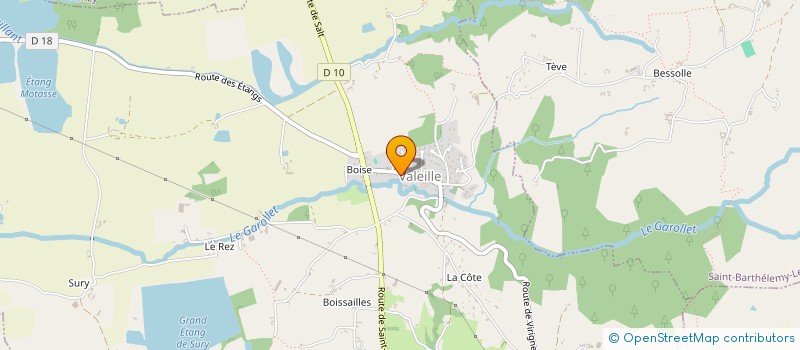 localisation de l'entreprise MONSIEUR BRUNO PALEAU  CHAMBEON