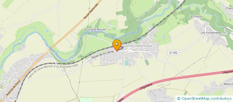 localisation de l'entreprise MONSIEUR BRUNO PALIARD  AIFFRES