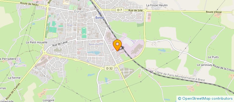 localisation de l'entreprise MONSIEUR BRUNO PALOMERO  EVRON