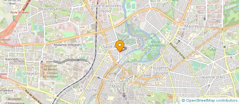 localisation de l'entreprise MONSIEUR BRUNO PANCHEVRE à RENNES